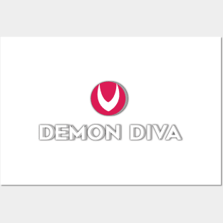 NYC Demon Diva Logo Posters and Art